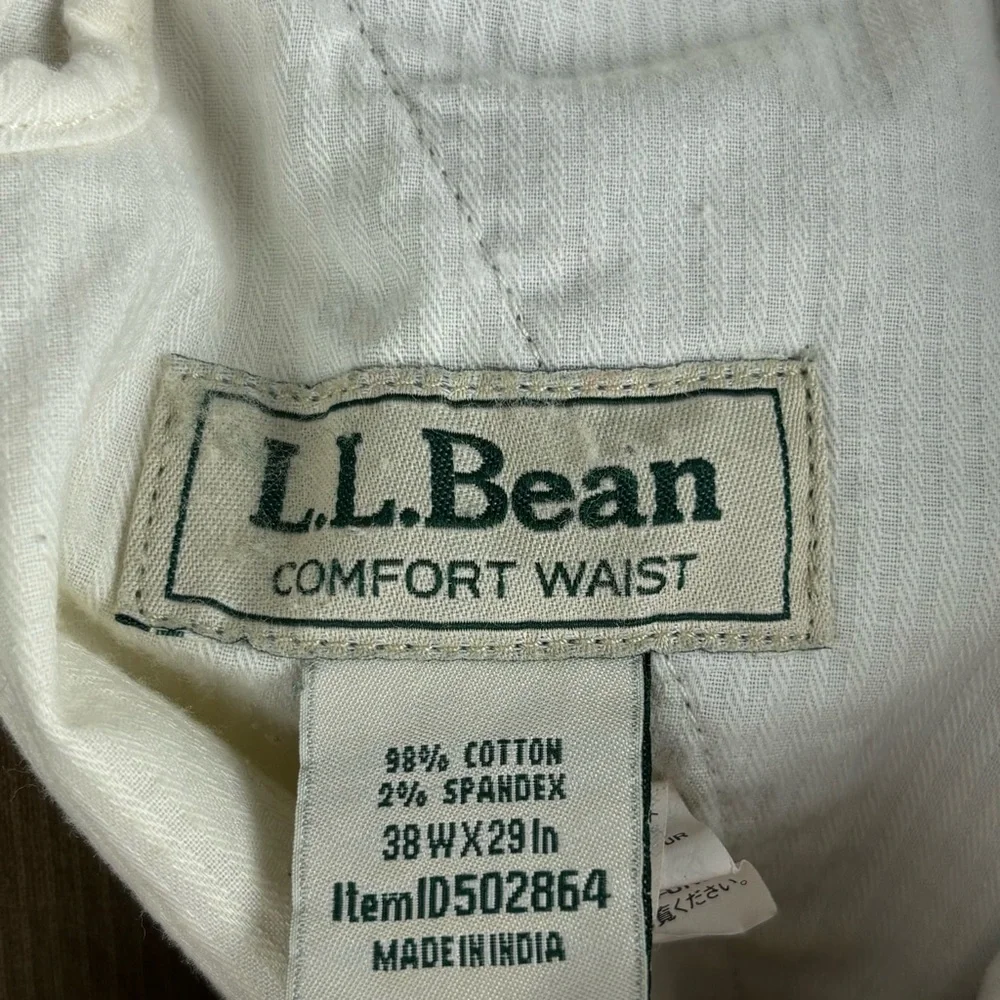 LL Bean Corduroy‎ Pants Mens 38x29 Brown Country Comfort Waist Stretch